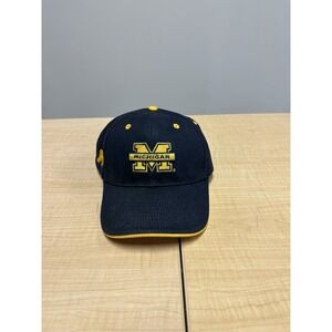 University Of Michigan Hat Top Of‎ The World Vintage Adjustable Blue Yellow Cap